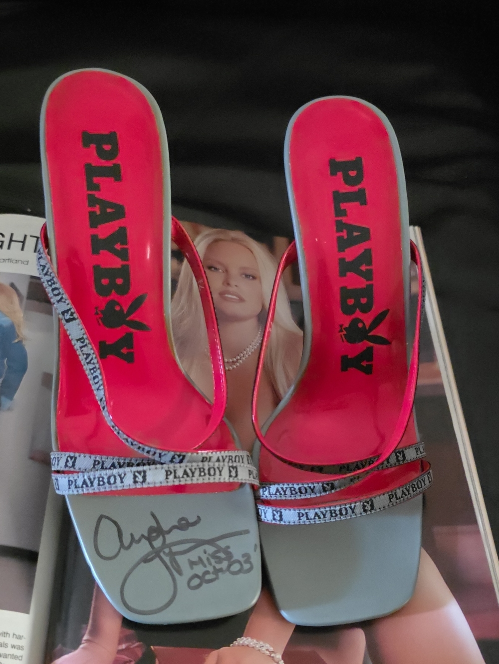 Playboy Playmate Heels Autographed